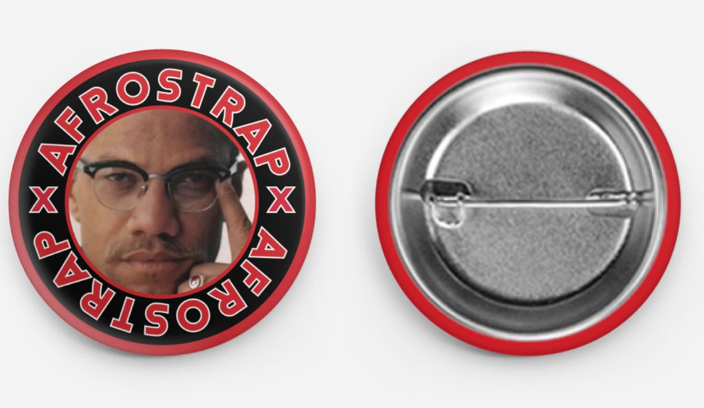 Malcolm Pinback Button