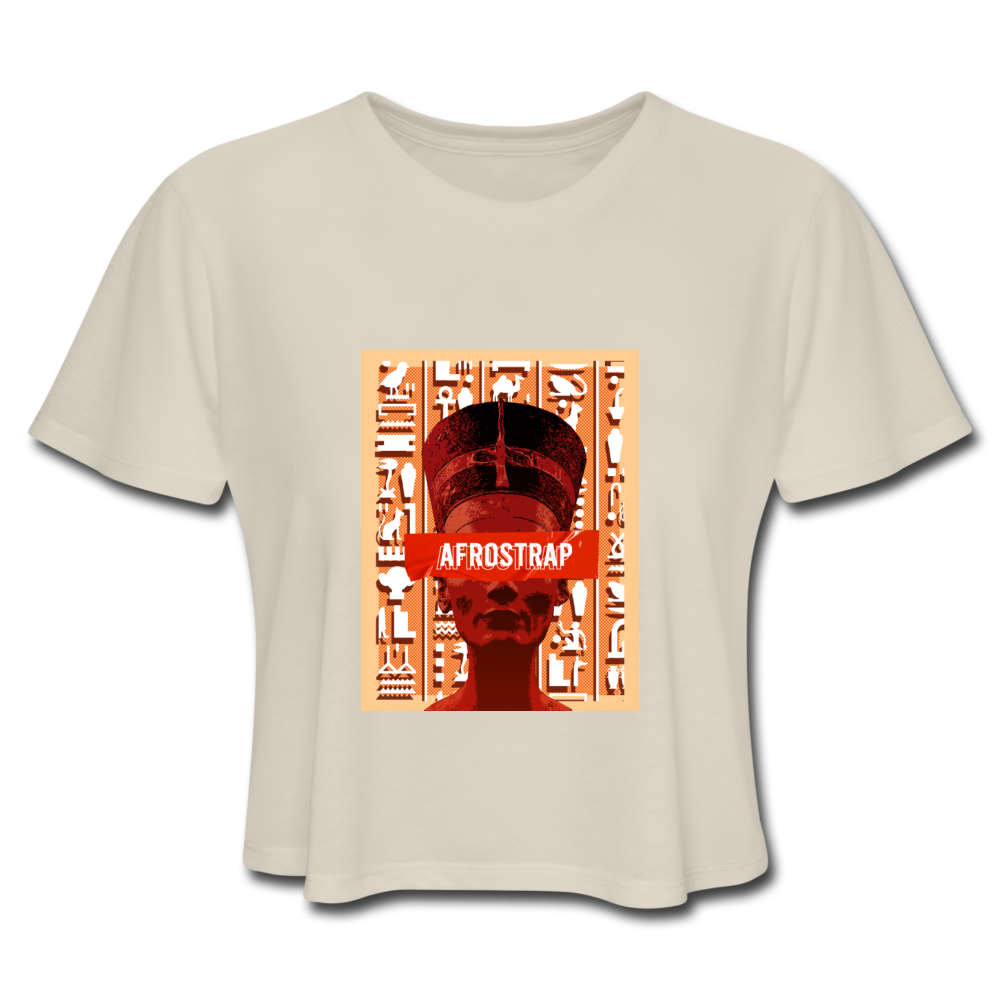 Women's Nefertiti Cropped T-Shirt - dust